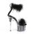 Pleaser ADORE-724F Sandalia de Tacón Plataforma Negro Transparente EU-38 / US-8