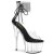 Pleaser ADORE-724RS Sandalia de Tacón Plataforma Metalizado Transparente EU-38 / US-8