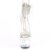 Pleaser ADORE-727RS Sandalia de Tacón Plataforma Metalizado Plata Transparente EU-35 / US-5