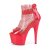 Pleaser ADORE-765RM Sandalia de Tacón Plataforma Malla Charol Rojo EU-35 / US-5