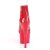 Pleaser ADORE-765RM Sandalia de Tacón Plataforma Malla Charol Rojo EU-35 / US-5