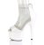 Pleaser ADORE-765RM Sandalia de Tacón Plataforma Malla Charol Blanco EU-39 / US-9