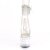 Pleaser ADORE-791-2RS Sandalia de Tacón Plataforma Charol Metalizado Transparente EU-40 / US-10