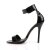 Pleaser AMUSE-10 Sandalia de Tacón Plataforma Charol Negro EU-40 / US-10