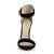Pleaser AMUSE-10 Sandalia de Tacón Plataforma Terciopelo Negro EU-42 / US-12