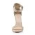 Pleaser AMUSE-10 Sandalia de Tacón Plataforma Charol Beige EU-40 / US-10