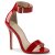 Pleaser AMUSE-10 Sandalia de Tacón Plataforma Charol Rojo EU-42 / US-12