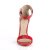 Pleaser AMUSE-10 Sandalia de Tacón Plataforma Charol Rojo EU-42 / US-12