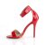 Pleaser AMUSE-10 Sandalia de Tacón Plataforma Charol Rojo EU-42 / US-12