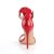 Pleaser AMUSE-10 Sandalia de Tacón Plataforma Charol Rojo EU-39 / US-9