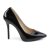 Pleaser AMUSE-20 Tacones Charol Negro EU-40 / US-10