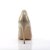 Pleaser AMUSE-20 Tacones Charol Beige EU-35 / US-5