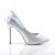 Pleaser AMUSE-20 Tacones Holo Plata EU-37 / US-7
