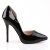 Pleaser AMUSE-22 Tacones Charol Negro EU-44 / US-14