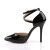 Pleaser AMUSE-25 Tacones Charol Negro EU-36 / US-6