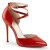 Pleaser AMUSE-25 Tacones Charol Rojo EU-39 / US-9