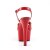 Pleaser ASPIRE-609 Sandalia de Tacón Plataforma Charol Rojo EU-42 / US-12