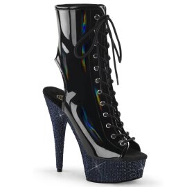 Pleaser BEJEWELED-1016-6 Botín Plataforma Holo...