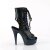 Pleaser BEJEWELED-1016-6 Botín Plataforma Holo Metalizado Negro EU-35 / US-5