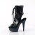 Pleaser BEJEWELED-1016-6 Botín Plataforma Holo Metalizado Negro EU-37 / US-7