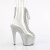 Pleaser BEJEWELED-1016C-2-7 Botín Plataforma Metalizado Plata Transparente EU-40 / US-10
