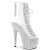 Pleaser BEJEWELED-1016C-2-7 Botín Plataforma Metalizado Plata Transparente EU-38 / US-8