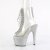 Pleaser BEJEWELED-1016C-2-7 Botín Plataforma Metalizado Plata Transparente EU-38 / US-8