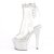 Pleaser BEJEWELED-1018C-2RS Botín Plataforma Metalizado Plata Transparente EU-40 / US-10
