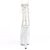 Pleaser BEJEWELED-1018C-2RS Botín Plataforma Metalizado Plata Transparente EU-38 / US-8