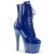 Pleaser BEJEWELED-1020-7 Botín Plataforma Holo Metalizado Azul EU-36 / US-6