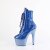 Pleaser BEJEWELED-1020-7 Botín Plataforma Holo Metalizado Azul EU-36 / US-6