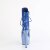 Pleaser BEJEWELED-1020-7 Botín Plataforma Holo Metalizado Azul EU-36 / US-6