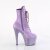 Pleaser BEJEWELED-1020-7 Botín Plataforma Holo Metalizado Lila EU-35 / US-5