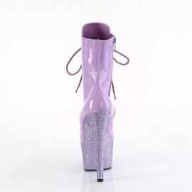 Pleaser BEJEWELED-1020-7 Botín Plataforma Holo Metalizado Lila EU-37 / US-7