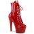 Pleaser BEJEWELED-1020-7 Botín Plataforma Holo Metalizado Rojo EU-36 / US-6