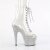 Pleaser BEJEWELED-1021C-7 Botín Plataforma Metalizado Plata Transparente EU-35 / US-5