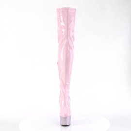 Pleaser BEJEWELED-3000-7 Bota Alta Plataforma Holo...