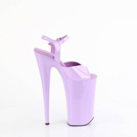 Pleaser BEYOND-009 Sandalia de Tacón Plataforma Charol Lila EU-41 / US-11