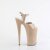 Pleaser BEYOND-009 Sandalia de Tacón Plataforma Charol Beige EU-41 / US-11