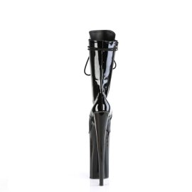 Pleaser BEYOND-1050 Botín Plataforma Charol Negro EU-37 / US-7