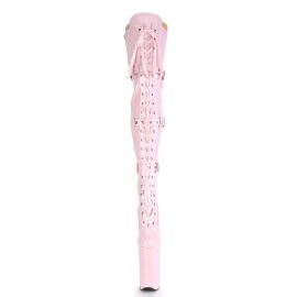 Pleaser BEYOND-3028 Bota Alta Plataforma Charol Rosa...