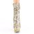 Pleaser BLONDIE-R-1009 Botín Plataforma Metalizado Dorado EU-36 / US-6
