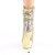 Pleaser BLONDIE-R-1009 Botín Plataforma Metalizado Dorado EU-38 / US-8