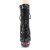 Pleaser BLONDIE-R-1020 Botín Plataforma Metalizado Negro EU-35 / US-5