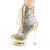 Pleaser BLONDIE-R-1020 Botín Plataforma Metalizado Dorado EU-36 / US-6