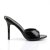 Pleaser CLASSIQUE-01 Zapato Abierto Charol Negro EU-35 / US-5