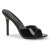 Pleaser CLASSIQUE-01 Zapato Abierto Charol Negro EU-39 / US-9