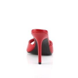 Pleaser CLASSIQUE-01 Zapato Abierto Rojo EU-35 / US-5