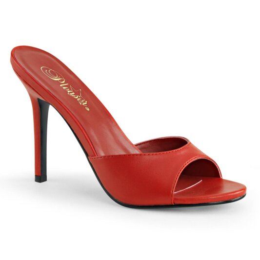 Pleaser CLASSIQUE-01 Zapato Abierto Rojo EU-37 / US-7