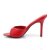 Pleaser CLASSIQUE-01 Zapato Abierto Rojo EU-37 / US-7